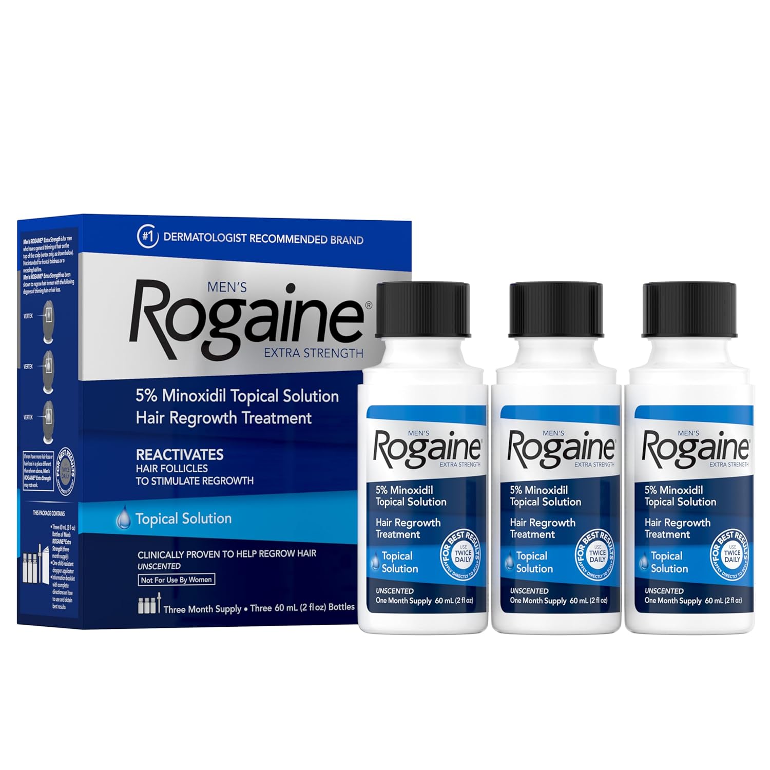 Rogaine 5% Minoxidil Topical Solution
