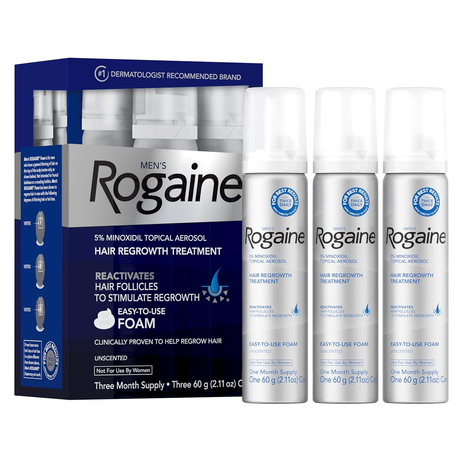 Rogaine 5% Minoxidil Foam