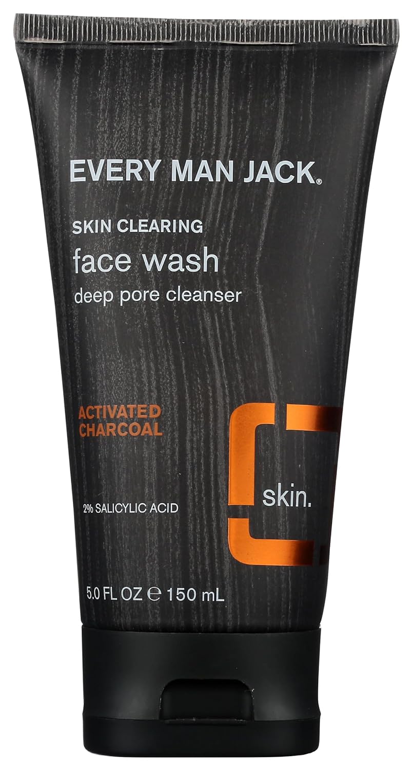 Every Man Jack Activated Charcoal Face Wash