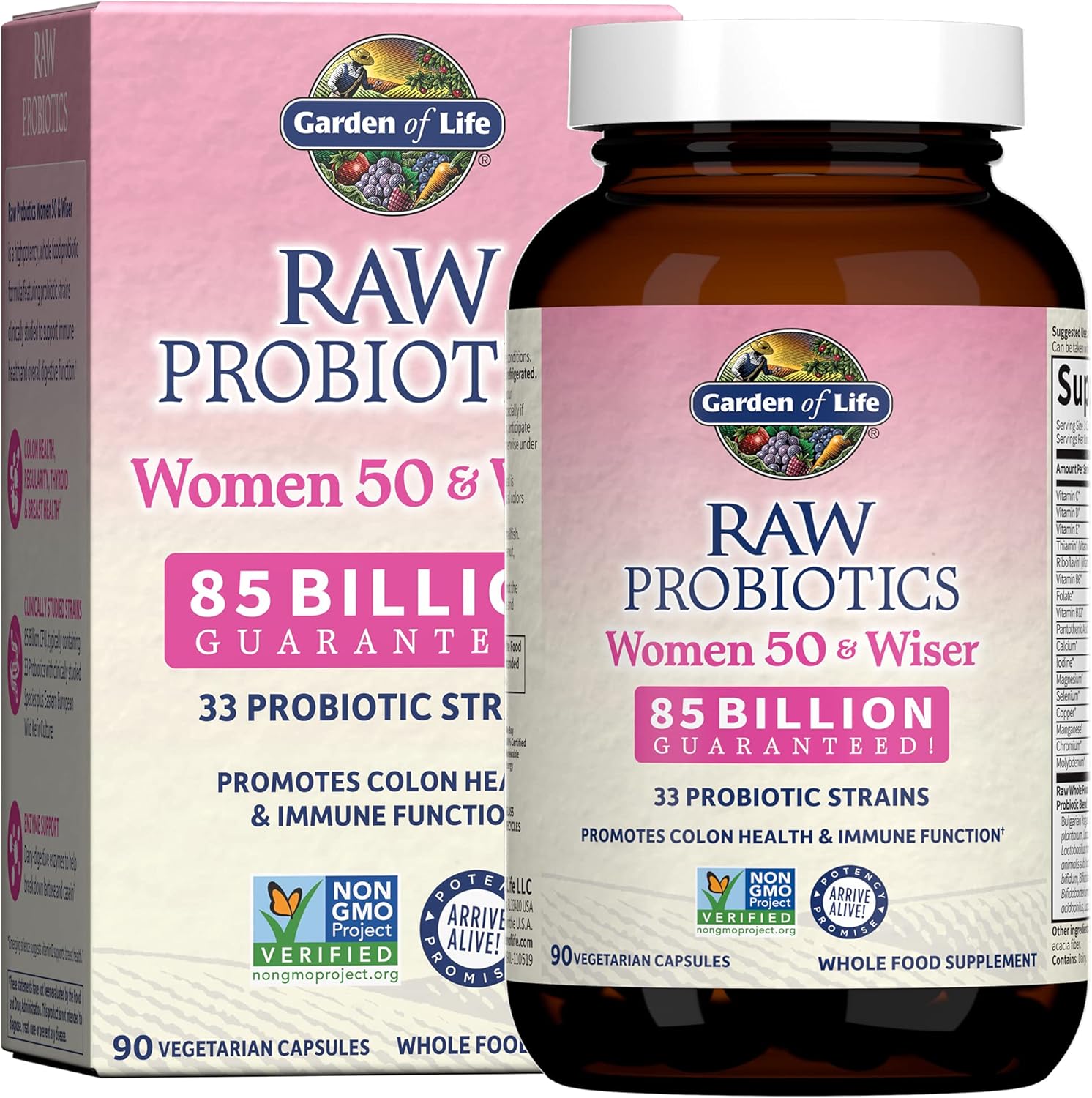 Garden of Life Raw Probiotics 50 and Wiser