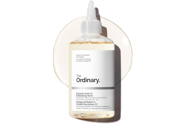 The Ordinary Glycolic Acid 7% Exfoliating Toner Brightening Smoothing Daily Toner