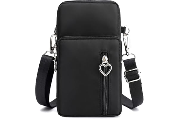 JANKS Small Crossbody Bag for Women Mini Phone Purses Crossbody Strap and Wallet Nylon Arm Bag