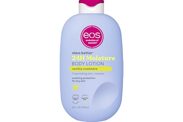 eos Shea Better Body Lotion Vanilla Cashmere 24-Hour Moisture 16 fl oz