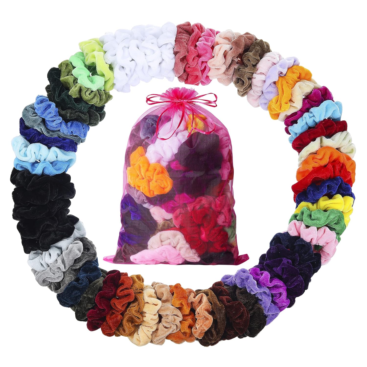Adrione Velvet Scrunchies