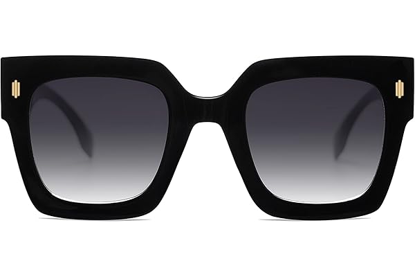 SOJOS Vintage Oversized Square Sunglasses for Women Retro Luxury Big Large Sun Glasses UV400
