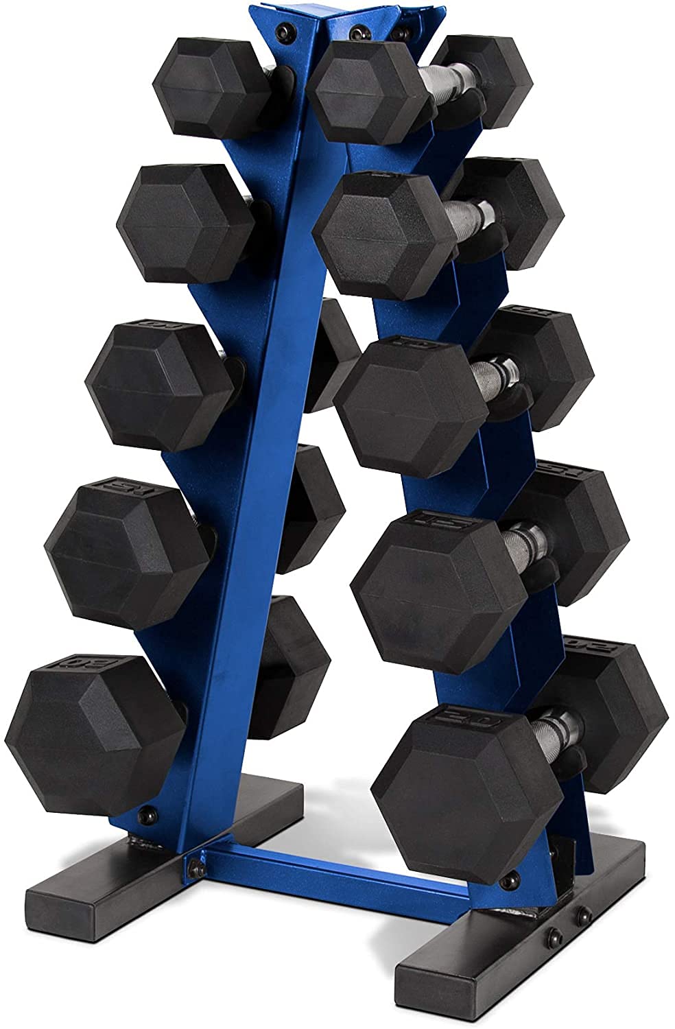 CAP Barbell Dumbbell Set with Rack