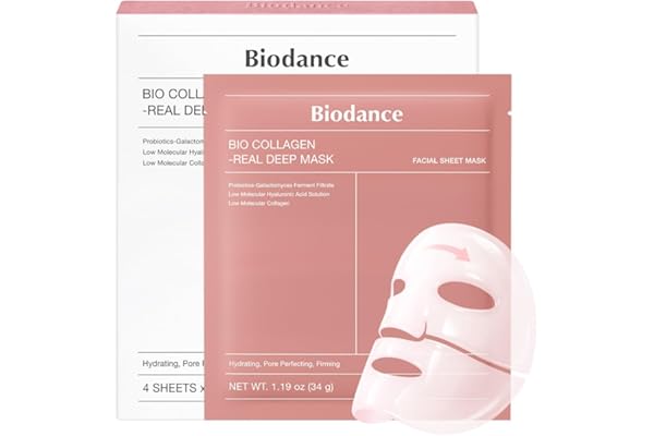 BIODANCE Bio-Collagen Real Deep Mask Hydrogel Face Mask Korean Skin Care 4ea
