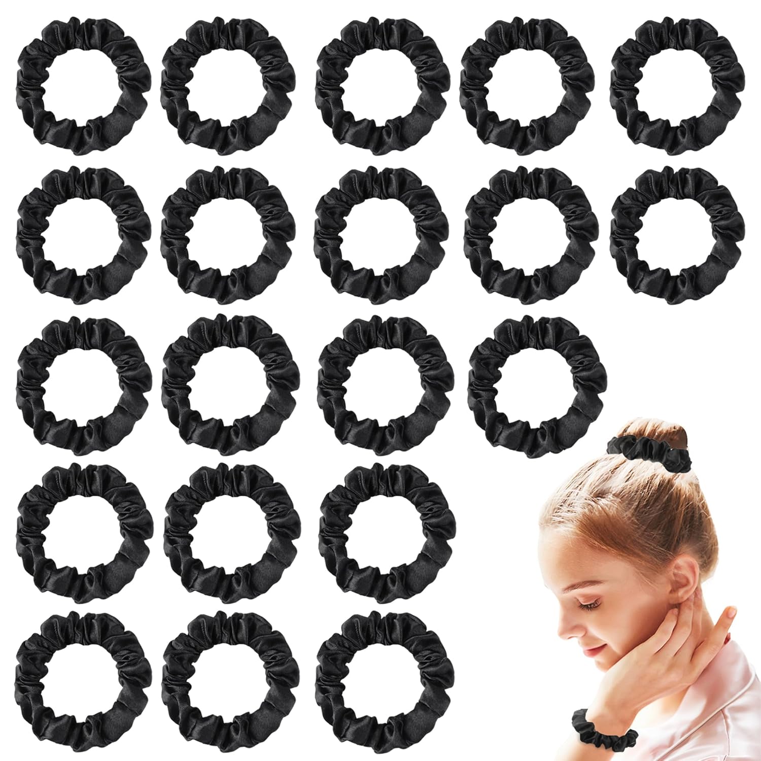 Satin Silk Scrunchies