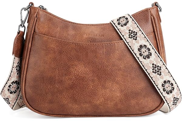 APHISON Trendy Leather Crossbody Purse with Adjustable Strap Women's Shoulder Handbag