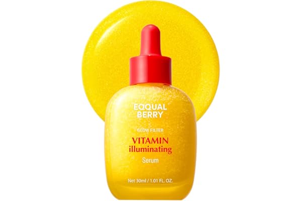 EQQUALBERRY Vitamin Illuminating Serum Niacinamide 4% Brightening Vitamin C Korean Skincare 1 oz