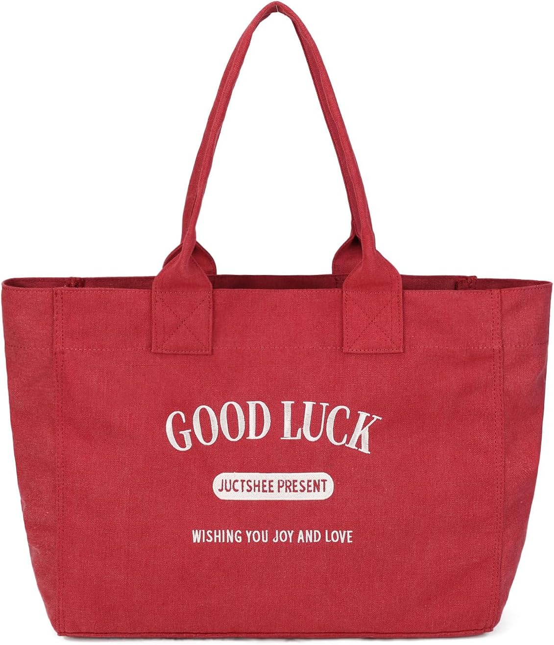 Juctshee Canvas Tote Bag