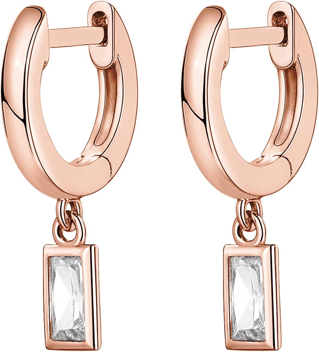 PAVOI 14K Gold Plated Huggie Hoop Earrings